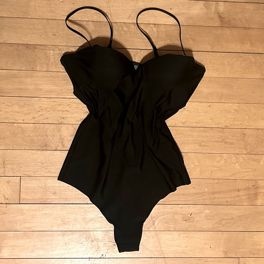 H&M Waist-slimming Bodysuit, bra padding, spaghetti strap, detachable underwear.